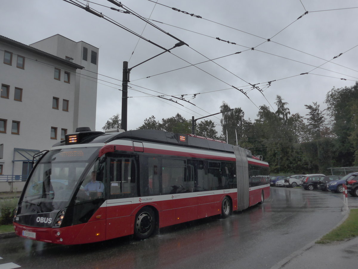 (197'411) - OBUS Salzburg - Nr. 364/S 291 TO - Solaris Gelenktrolleybus am 14. September 2018 beim Bahnhof Salzburg S�d