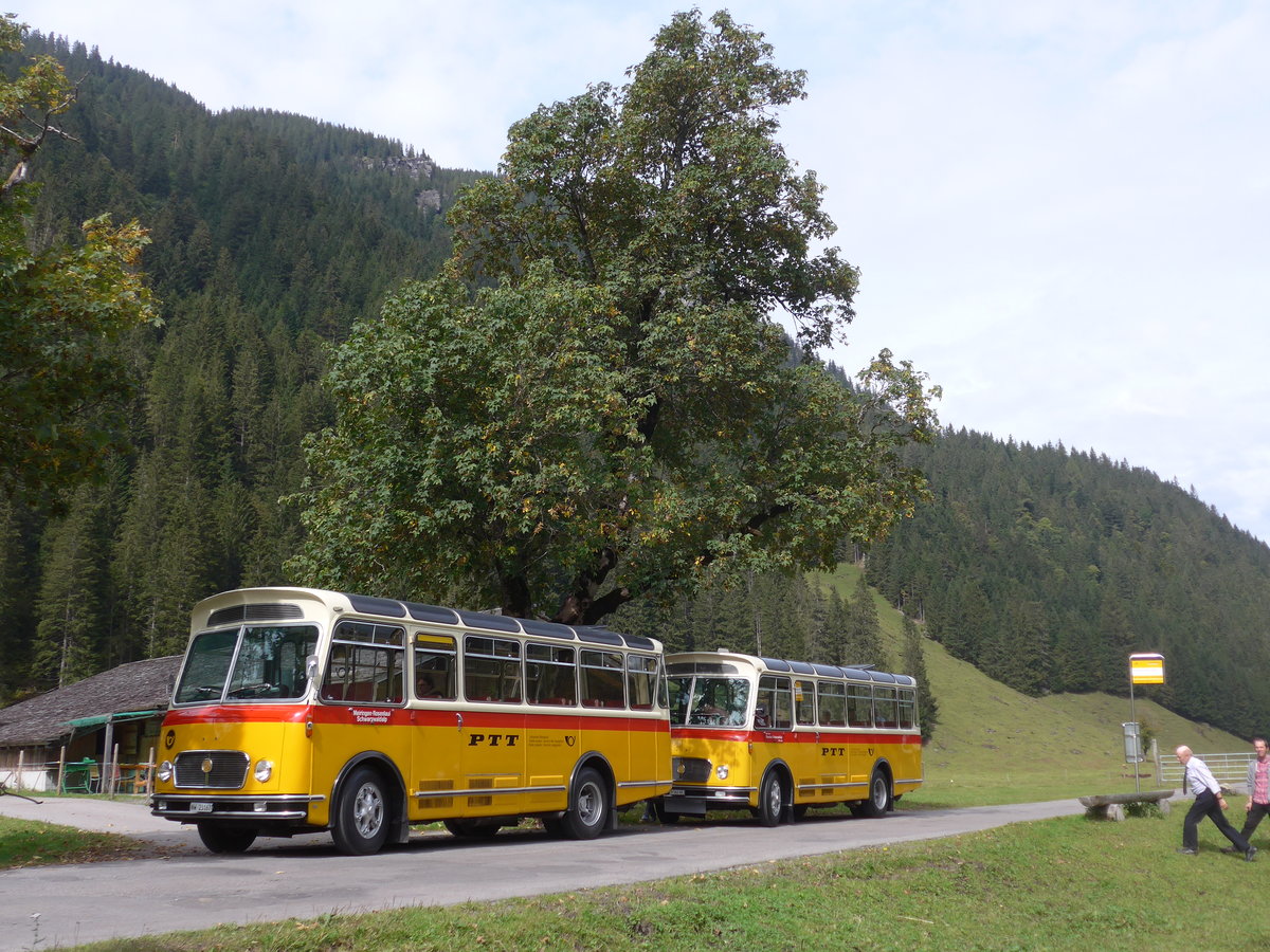 (197'779) - M�ller, Ennetmoos - NW 23'167 - FBW/Gangloff (ex Rentsch, Gunten; ex P 23'203; ex P 21'003) am 16. September 2018 in Gschwandtenmaad