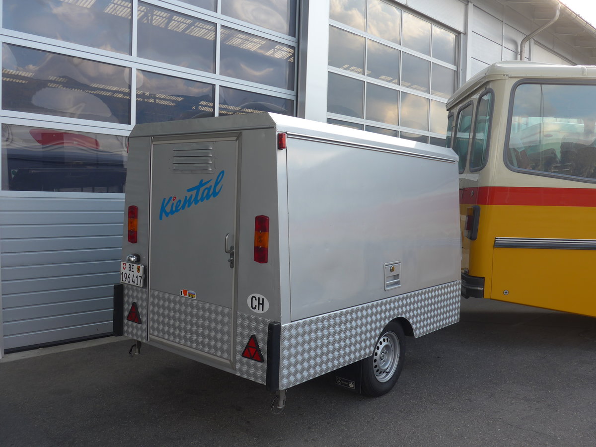 (198'053) - Schmid, Th�rishaus - BE 196'417 - Gangloff Gep�ckanh�nger (ex P 30'393) am 30. September 2018 in Bellach, Hess