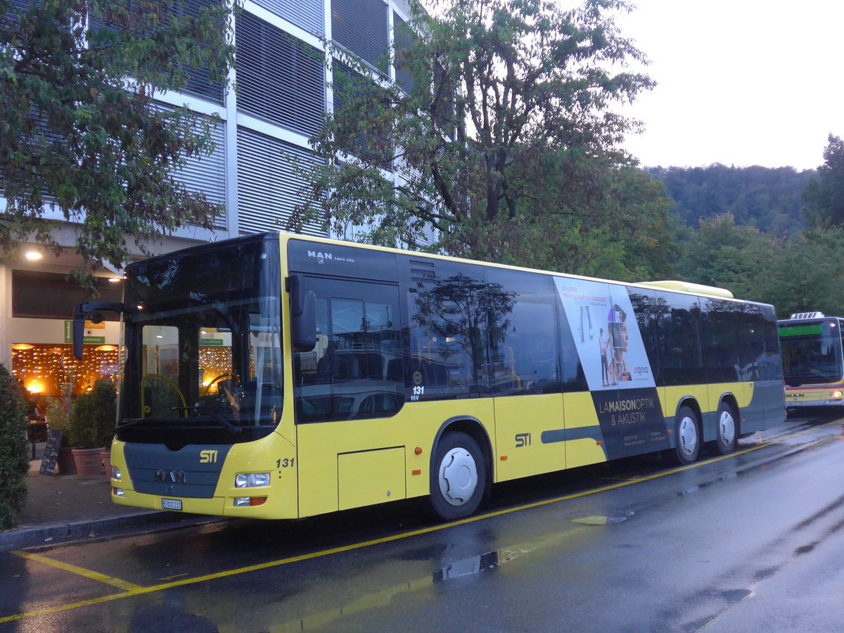 (198'062) - STI Thun - Nr. 131/BE 801'131 - MAN am 30. September 2018 bei der Schiffl�ndte Thun