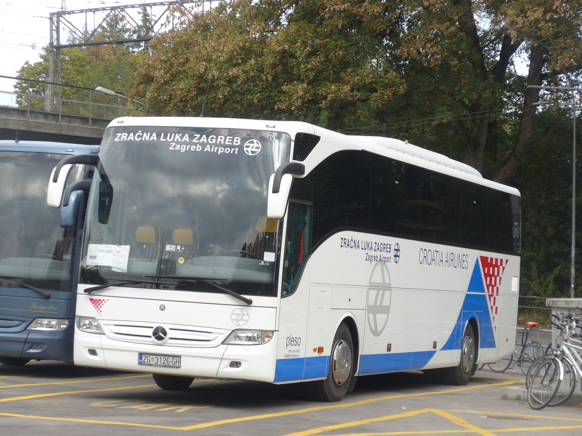 (198'108) - Aus Kroatien: Pleso, Zagreb - ZG 3126-GH - Mercedes am 7. Oktober 2018 in Bern, Sch�tzenmatte