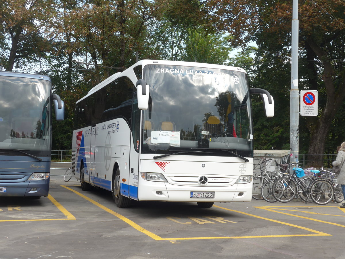(198'109) - Aus Kroatien: Pleso, Zagreb - ZG 3126-GH - Mercedes am 7. Oktober 2018 in Bern, Sch�tzenmatte