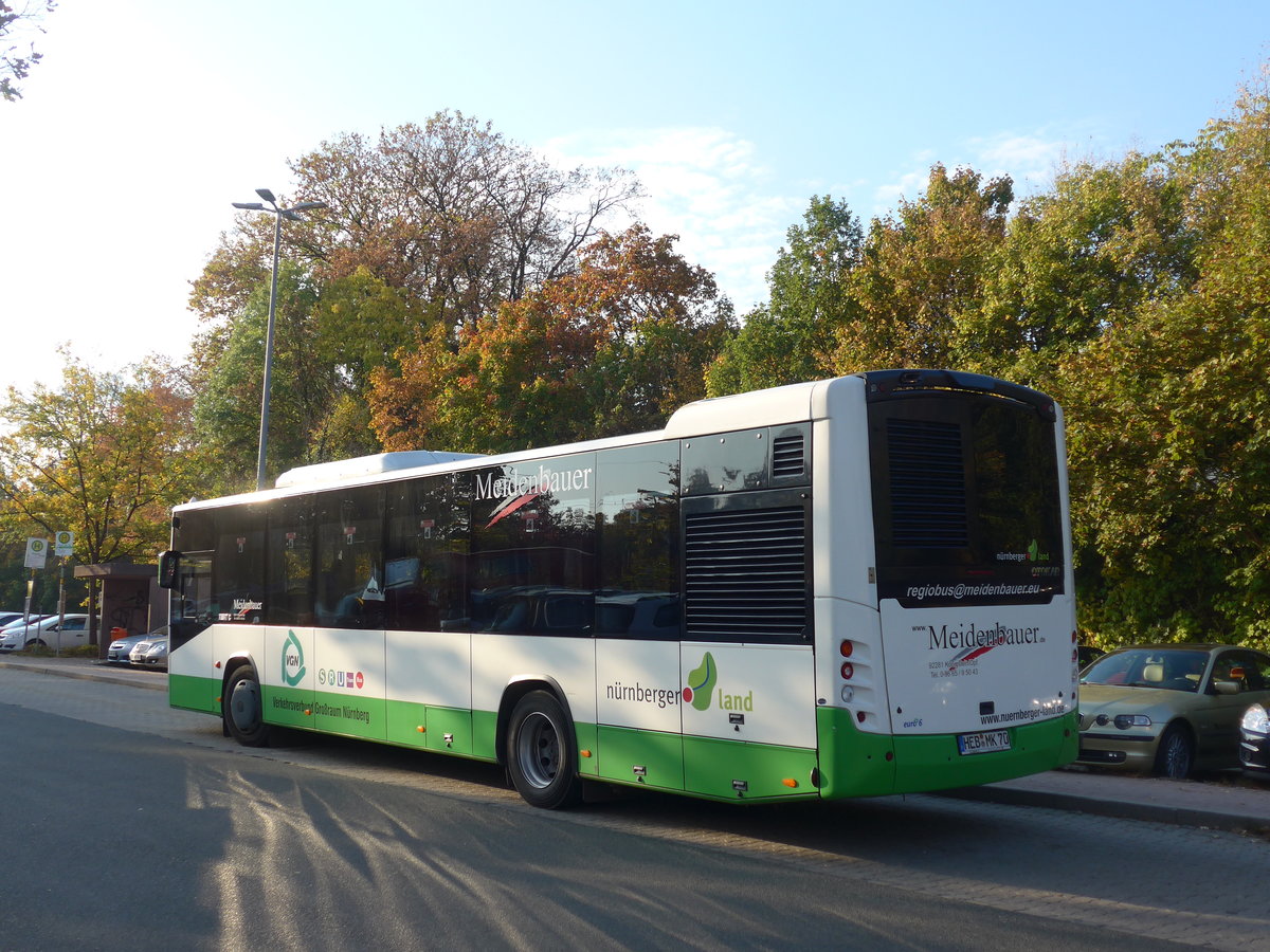 (198'307) - Meidenbauer, K�nigstein - HEB-MK 70 - Otokar am 16. Oktober 2018 beim Bahnhof Altdorf