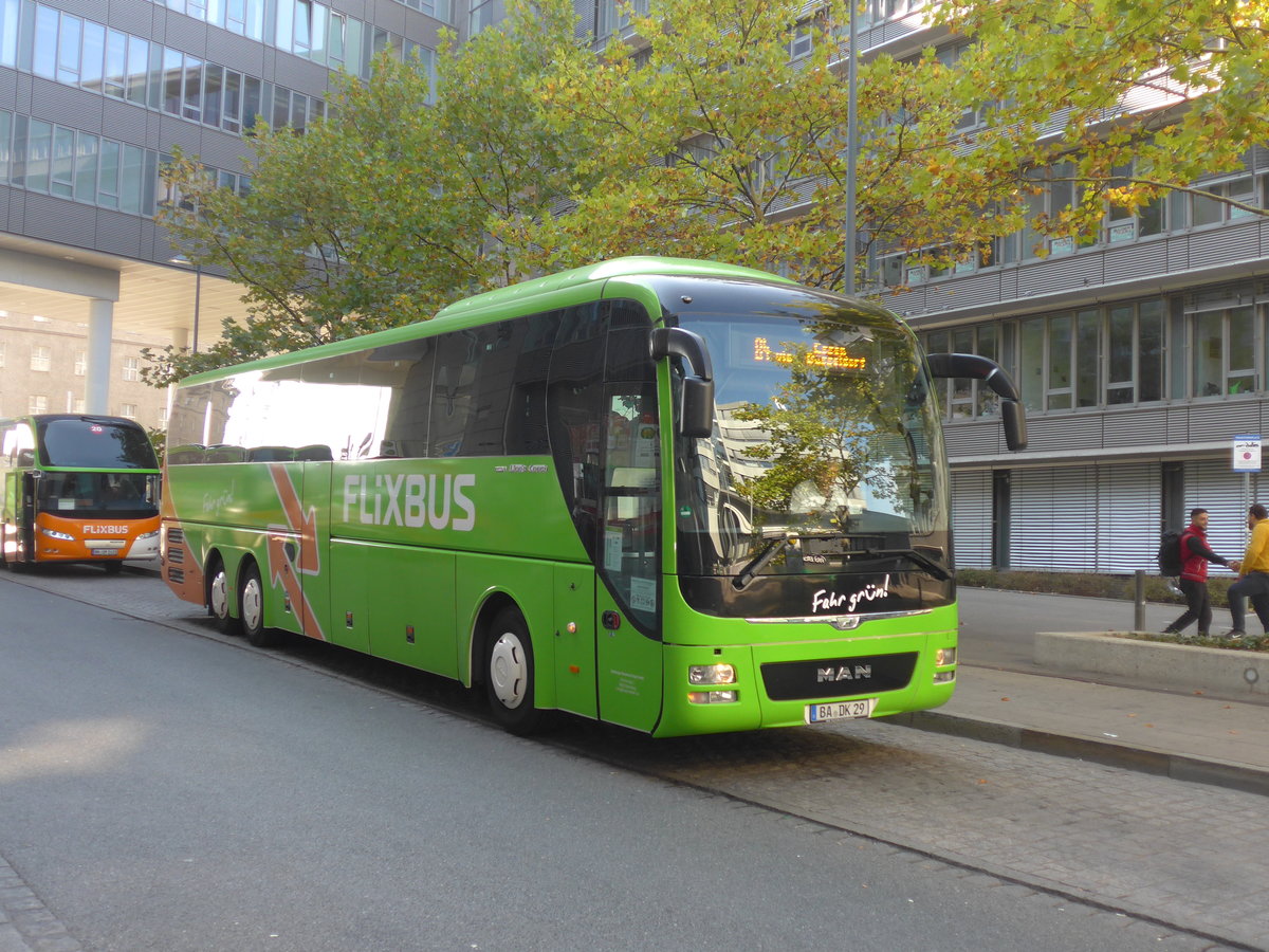 (198'333) - Krapp, Bamberg - BA-DK 29 - MAN am 16. Oktober 2018 in N�rnberg, Zentraler Busbahnhof