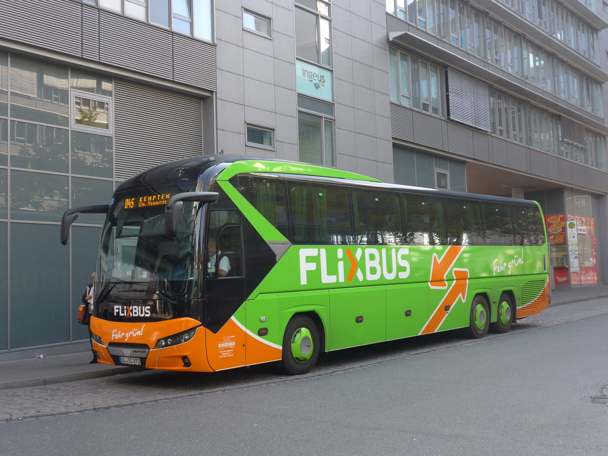 (198'367) - Schr�der, Langenau - UL-SC 870 - Neoplan am 17. Oktober 2018 in N�rnberg, Zentraler Busbahnhof 