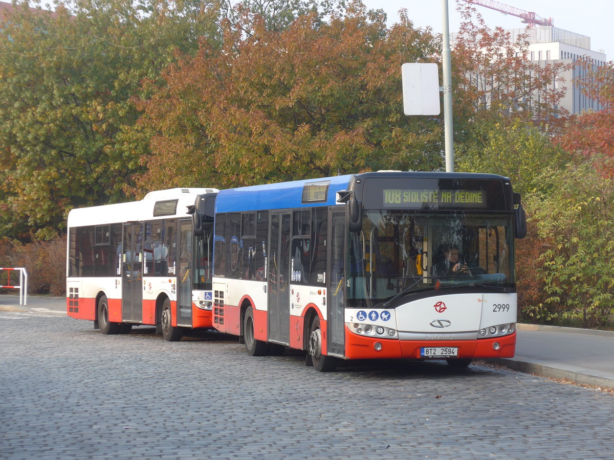 (198'477) - DPP Praha - Nr. 2999/8T2 2594 - Solaris am 19. Oktober 2018 in Praha, Dejvick�