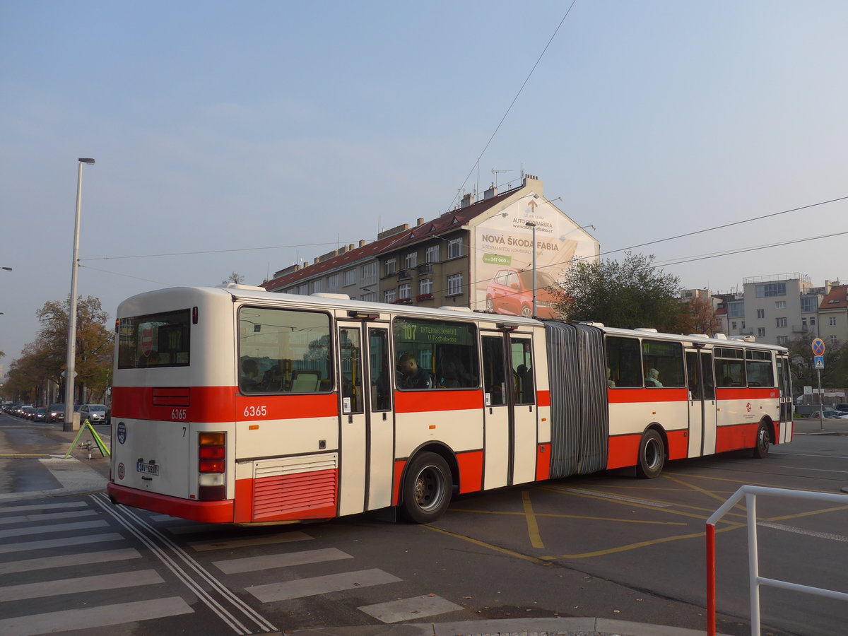 (198'488) - DPP Praha - Nr. 6365/3AV 6937 - Karosa am 19. Oktober 2018 in Praha, Dejvick�