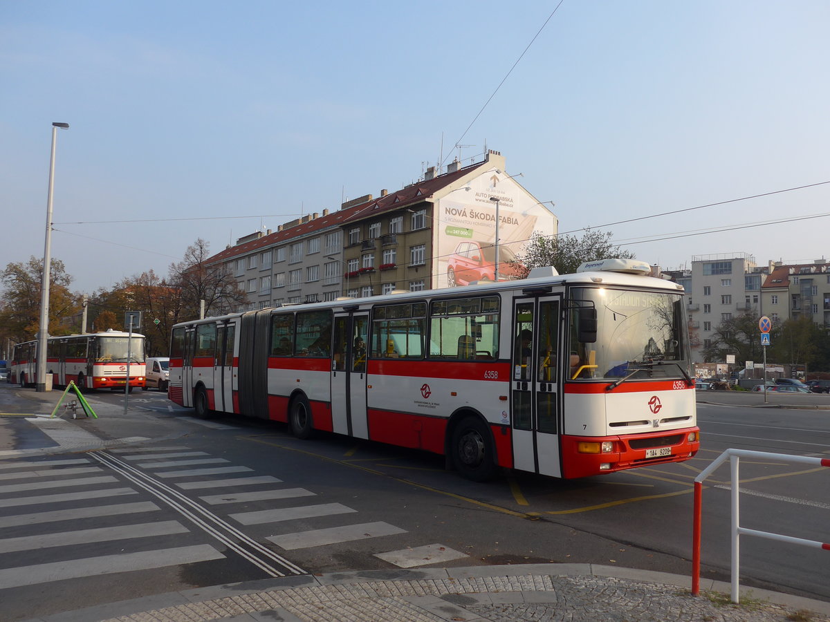 (198'503) - DPP Praha - Nr. 6358/1A4 9209 - Karosa am 19. Oktober 2018 in Praha, Dejvick�