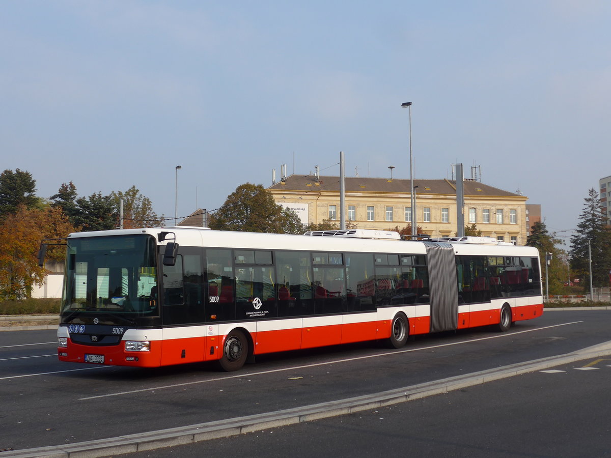 (198'532) - DPP Praha - Nr. 5009/7AC 3359 - SOR am 19. Oktober 2018 in Praha, N�draz� Veleslav�n
