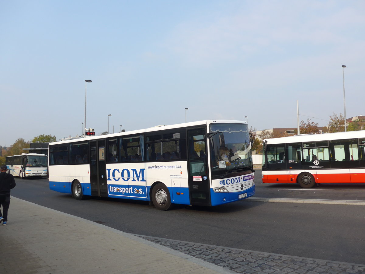(198'533) - ICOM Jihlava - 5J2 7128 - Mercedes am 19. Oktober 2018 in Praha, N�draz� Veleslav�n