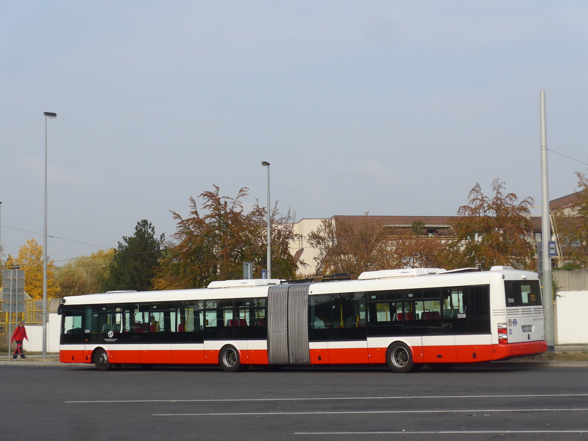 (198'534) - DPP Praha - Nr. 5008/7AC 3357 - SOR am 19. Oktober 2018 in Praha, N�draz� Veleslav�n