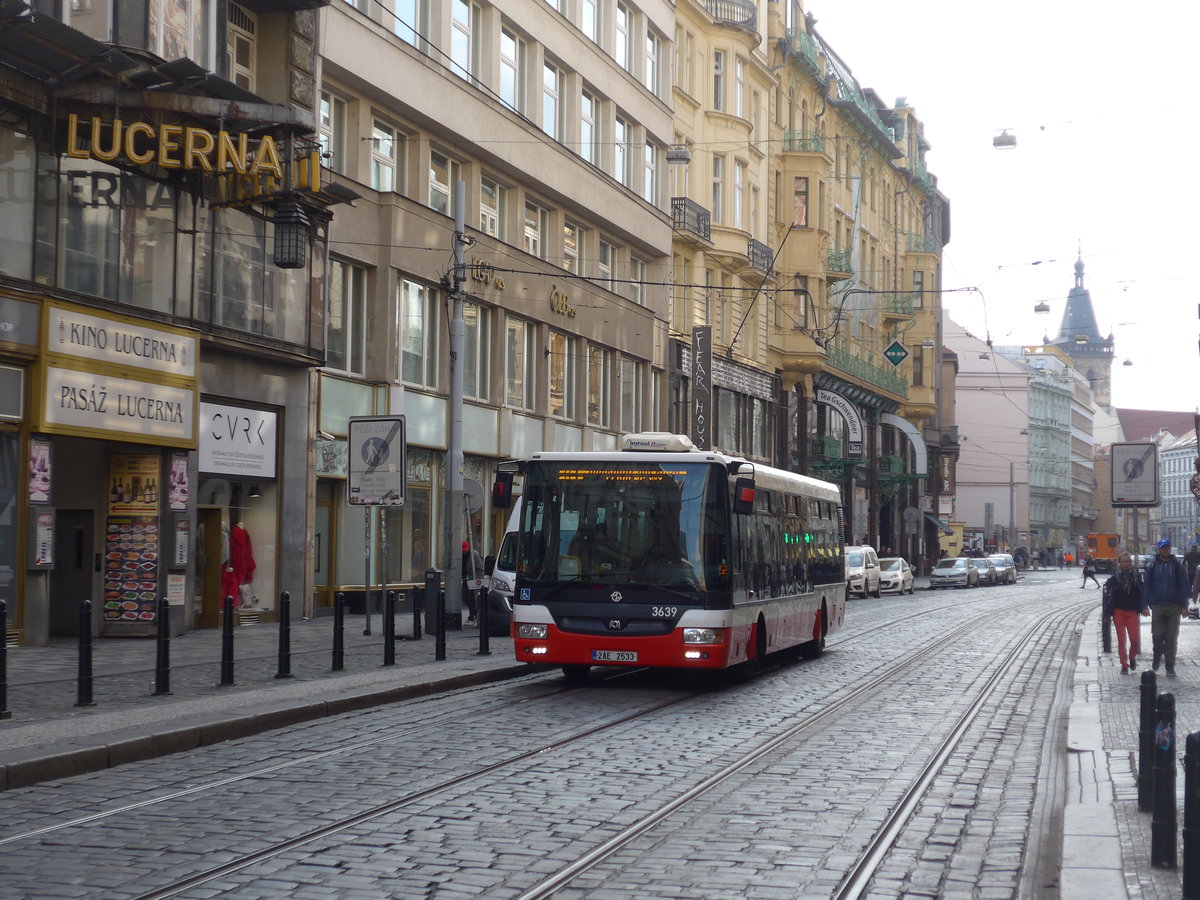 (198'862) - DPP Praha - Nr. 3639/2AE 2533 - SOR am 20. Oktober 2018 in Praha, V�clavsk� N�mest�