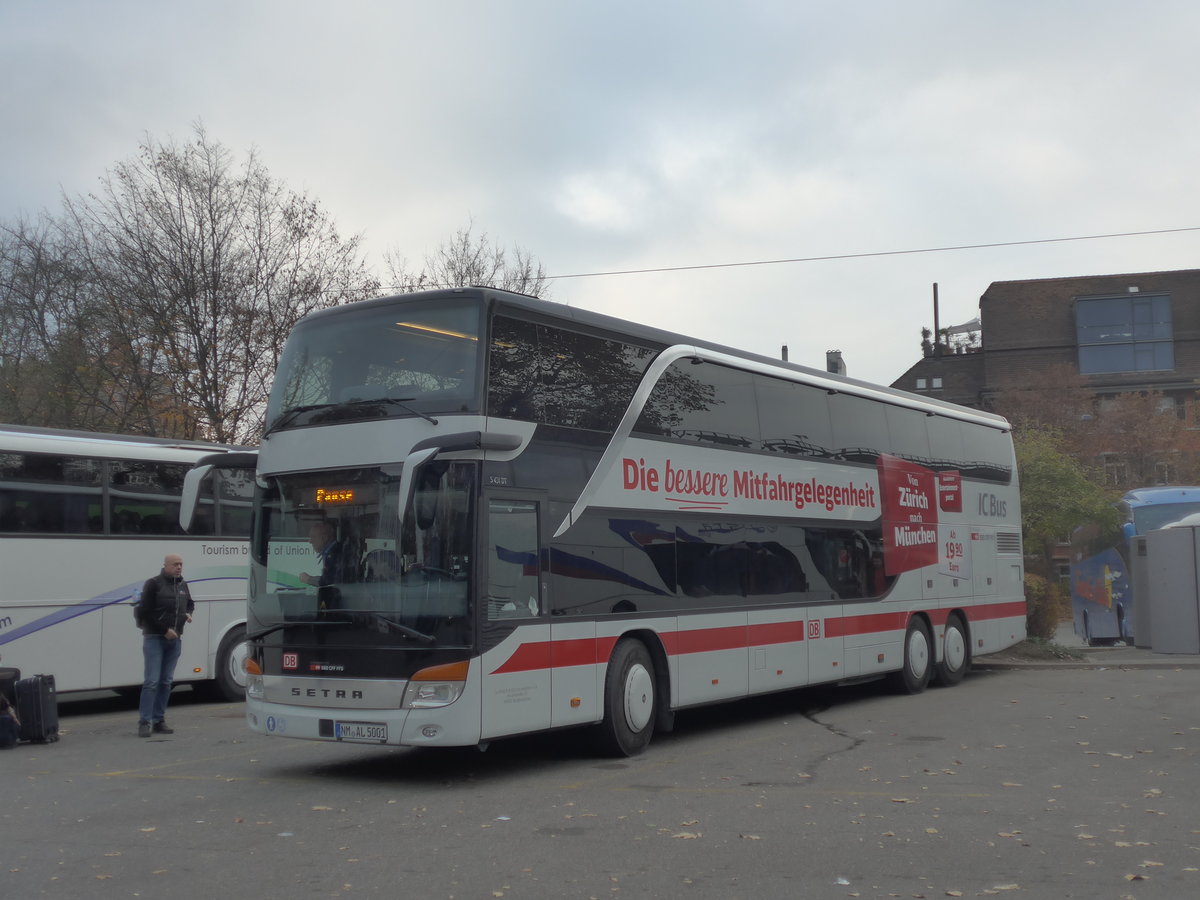 (199'432) - Aus Deutschland: Arzt, Seligenporten - NM-AL 5001 - Setra am 18. November 2018 in Z�rich, Sihlquai