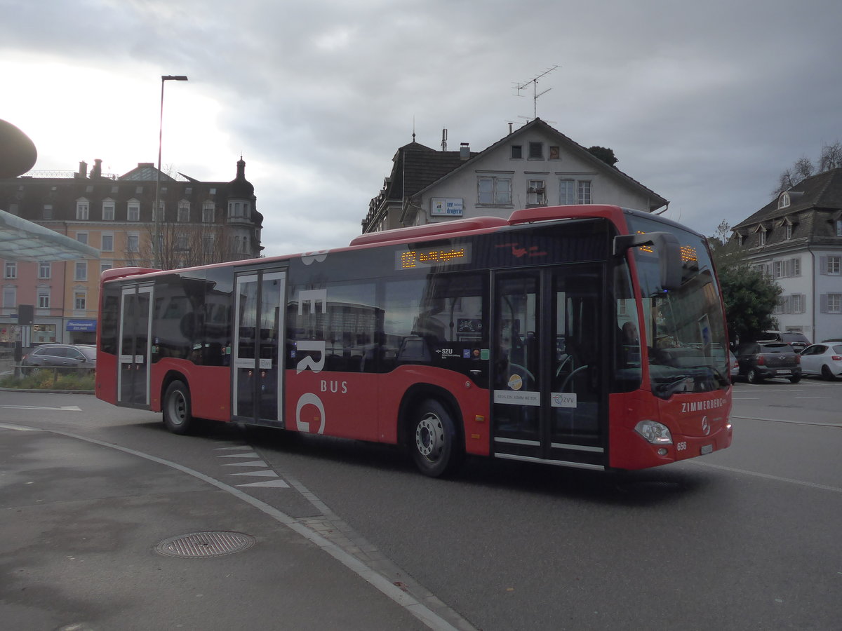 (199'782) - AHW Horgen - Nr. 656/ZH 456'887 - Mercedes am 8. Dezember 2018 beim Bahnhof W�denswil