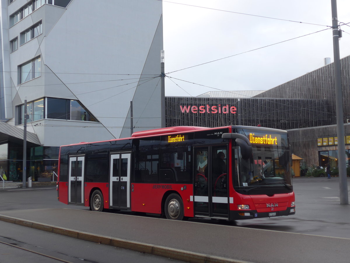 (199'920) - Bernmobil, Bern - Nr. 416/BE 716'416 - MAN am 10. Dezember 2018 beim Bahnhof Bern Br�nnen Westside