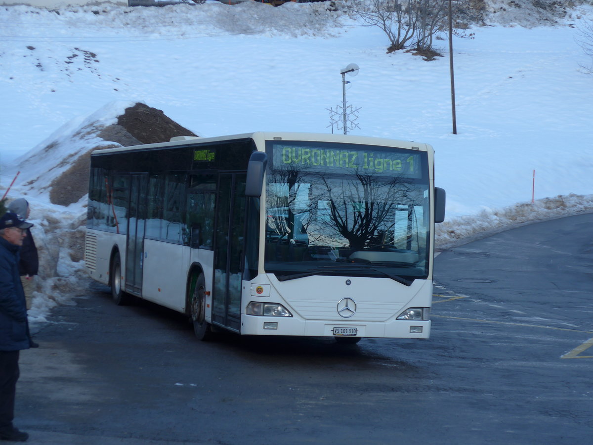 (200'406) - Buchard, Leytron - Nr. 67/VS 101'310 - Mercedes (ex MBC Morges Nr. 70) am 30. Dezember 2018 in Ovronnaz, La Crois�e