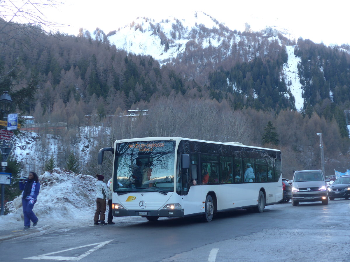 (200'411) - Buchard, Leytron - Nr. 66/VS 216'705 - Mercedes (ex MBC Morges Nr. 71) am 30. Dezember 2018 in Ovronnaz, La Crois�e