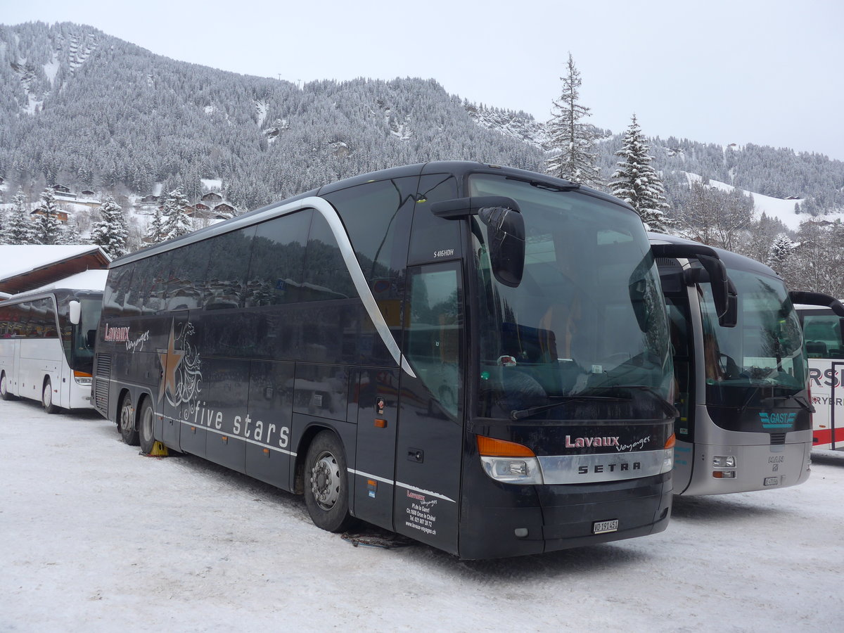 (200'733) - Lavaux Voyages, Oron-le-Ch�tel - VD 191'451 - Setra am 12. Januar 2019 in Adelboden, ASB