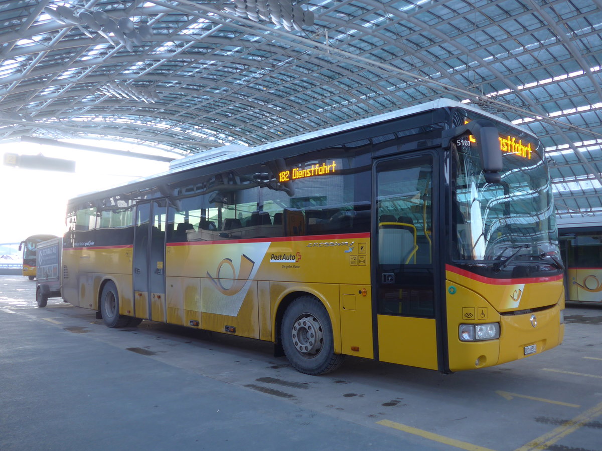 (201'305) - PostAuto Graub�nden - GR 106'551 - Irisbus am 19. Januar 2019 in Chur, Postautostation