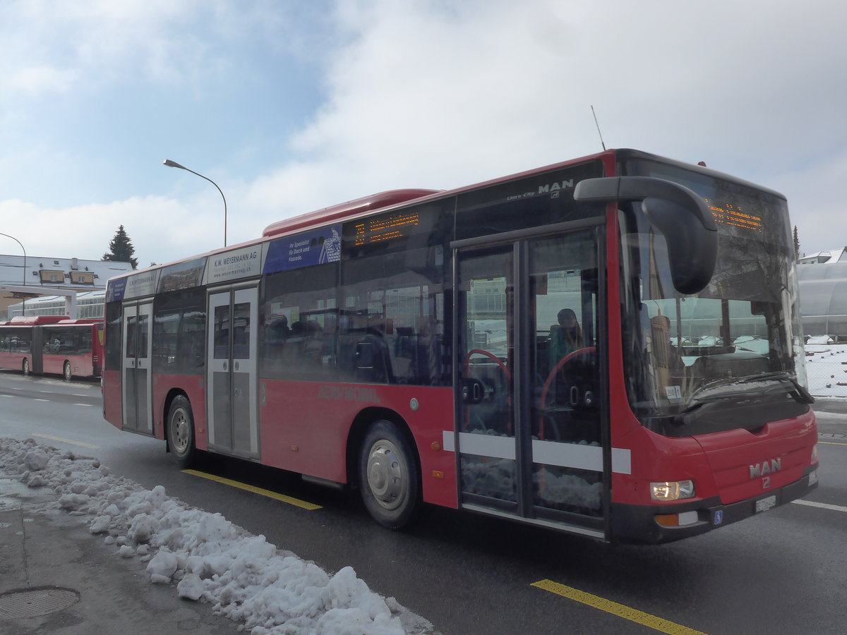 (201'447) - Bernmobil, Bern - Nr. 414/BE 716'414 - MAN am 4. Februar 2019 in K�niz, Weiermatt
