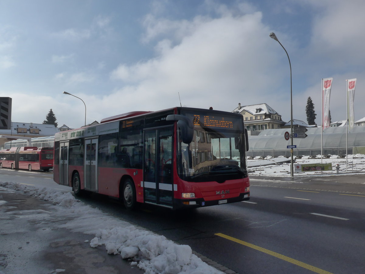 (201'450) - Bernmobil, Bern - Nr. 412/BE 716'412 - MAN am 4. Februar 2019 in K�niz, Weiermatt