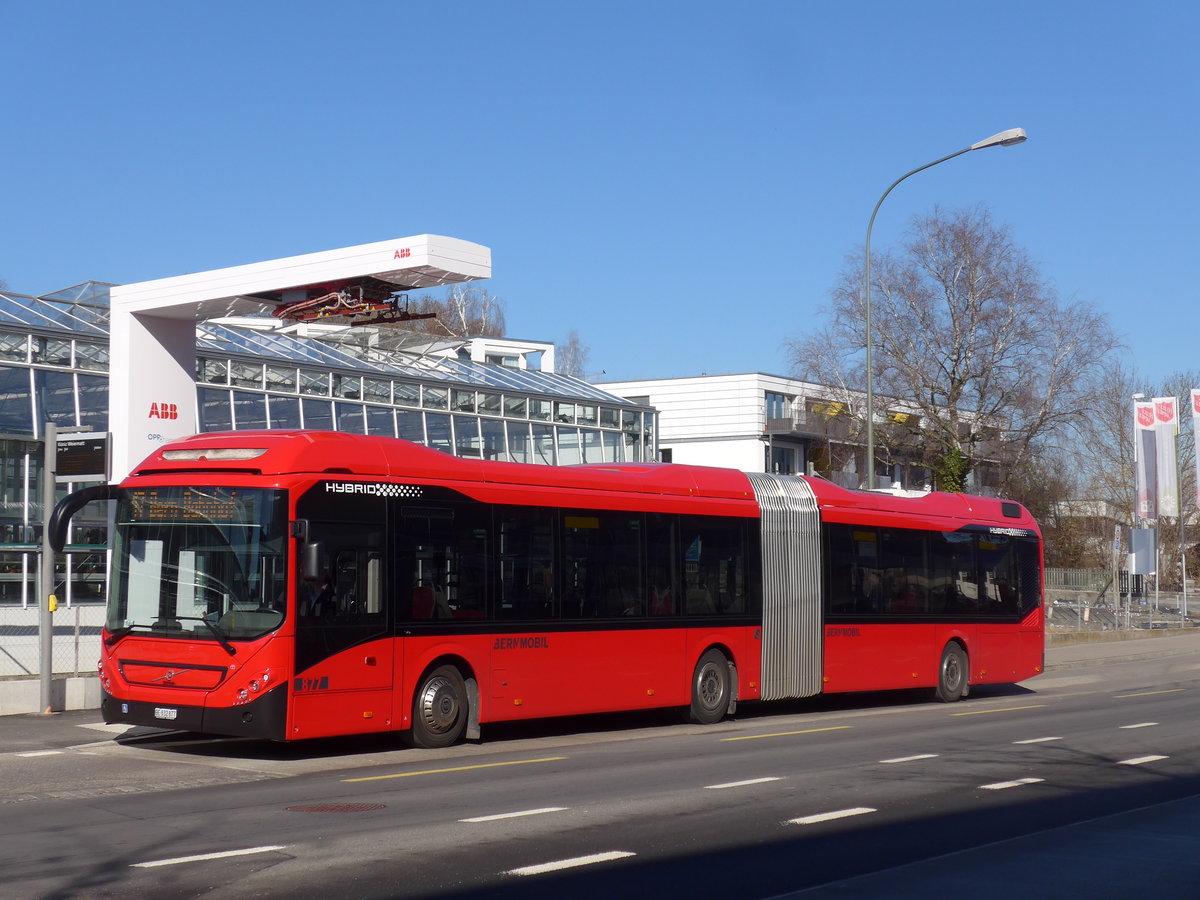 (201'703) - Bernmobil, Bern - Nr. 877/BE 832'877 - Volvo am 18. Februar 2019 in K�niz, Weiermatt