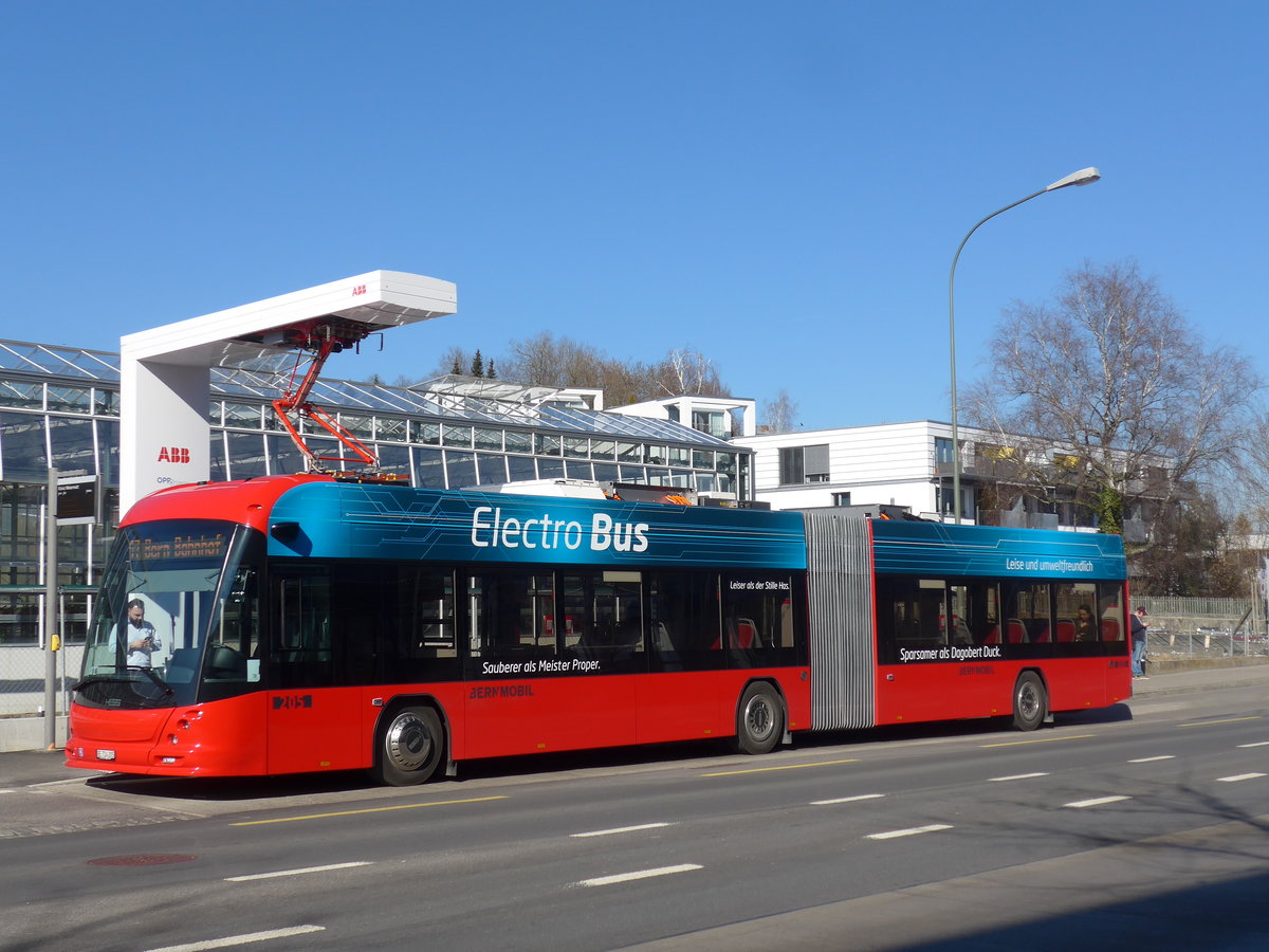 (201'709) - Bernmobil, Bern - Nr. 205/BE 724'205 - Hess/Hess am 18. Februar 2019 in K�niz, Weiermatt