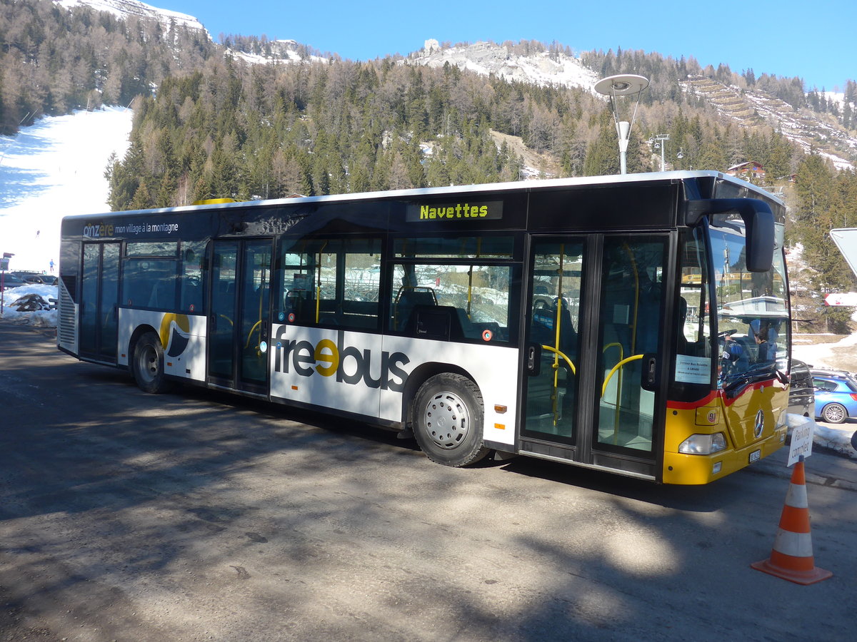 (201'774) - Buchard, Leytron - Nr. 92/VS 84'253 - Mercedes (ex BLT Oberwil Nr. 44) am 24. Februar 2019 in Anz�re, T�l�cabine