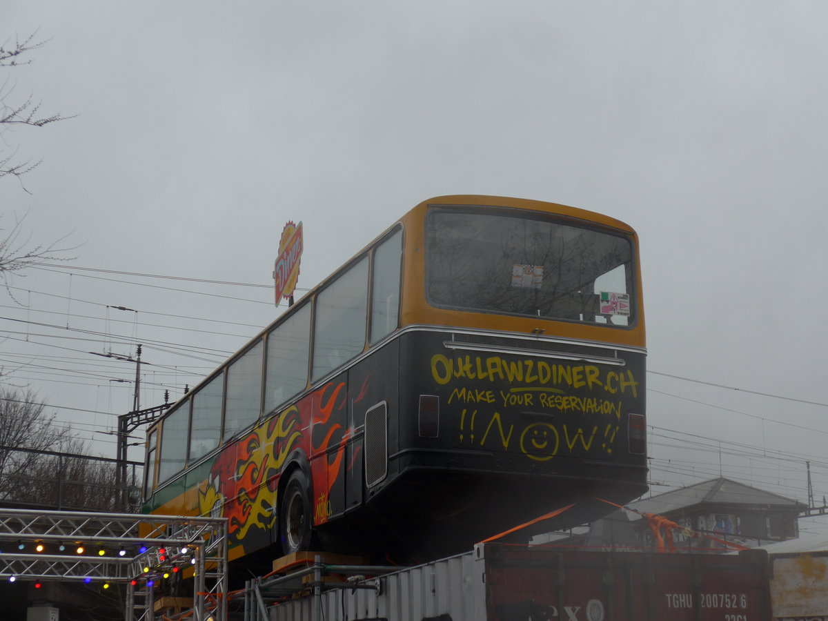 (201'934) - Outlawz, Bern - Nr. 6 - Neoplan (ex Privat in Linden; ex AvH Heimenschwand Nr. 6) am 4. M�rz 2019 in Bern, Sch�tzenmatte