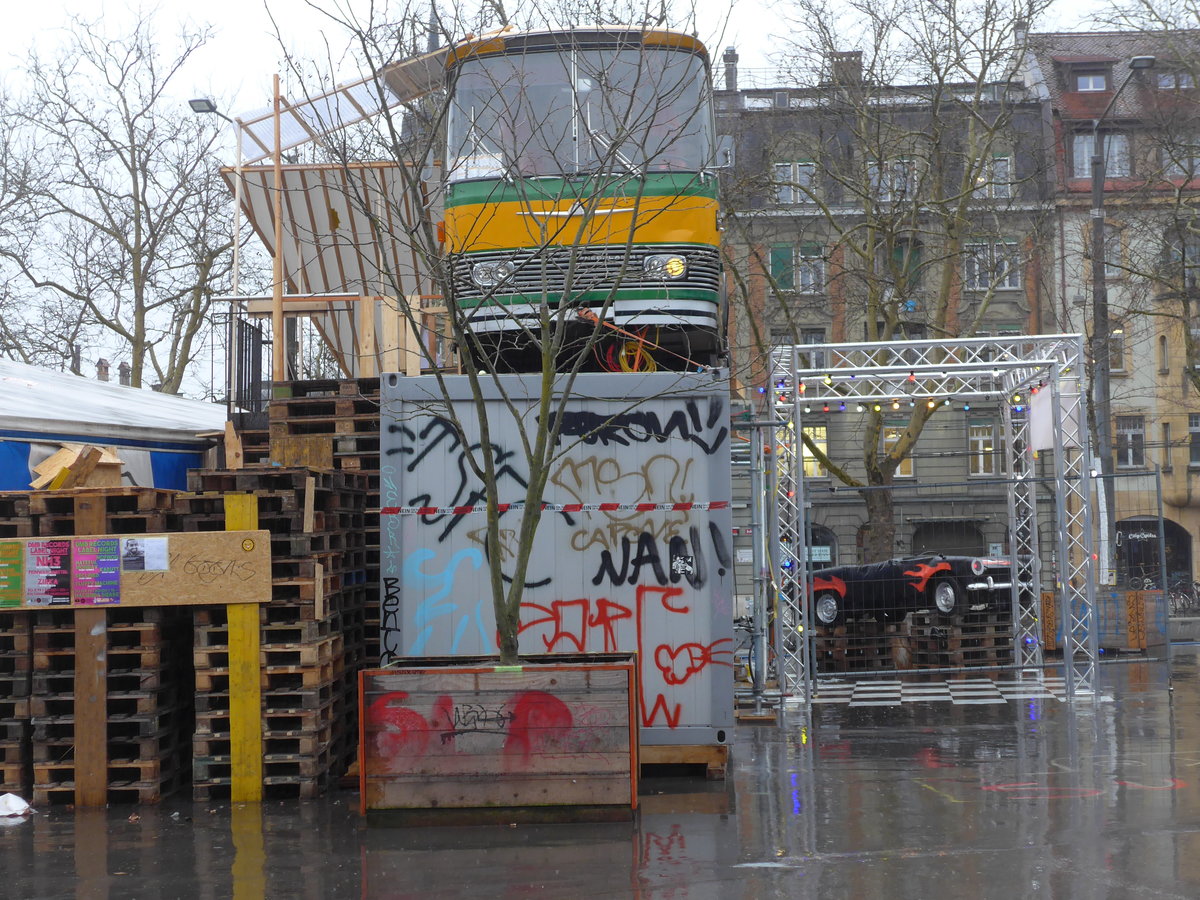 (201'936) - Outlawz, Bern - Nr. 6 - Neoplan (ex Privat in Linden; ex AvH Heimenschwand Nr. 6) am 4. M�rz 2019 in Bern, Sch�tzenmatte