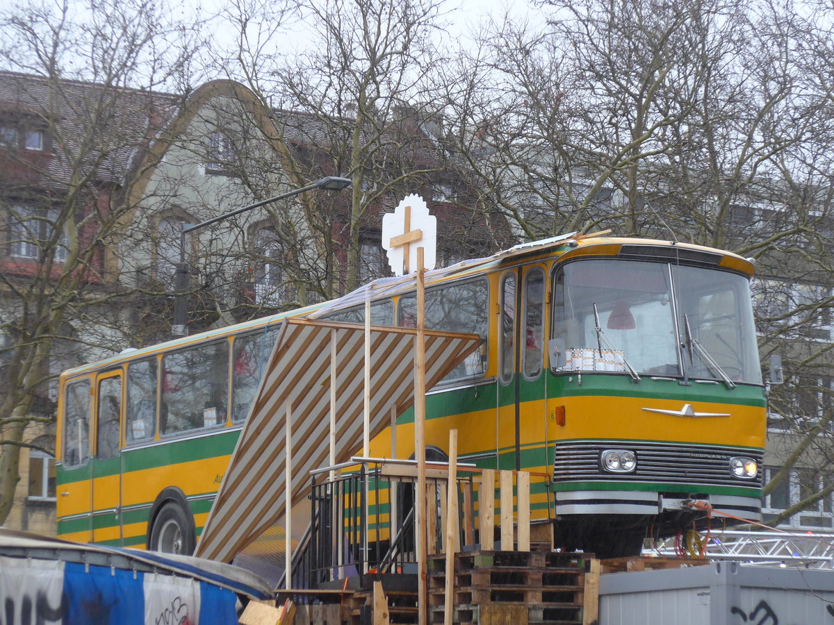 (201'938) - Outlawz, Bern - Nr. 6 - Neoplan (ex Privat in Linden; ex AvH Heimenschwand Nr. 6) am 4. M�rz 2019 in Bern, Sch�tzenmatte