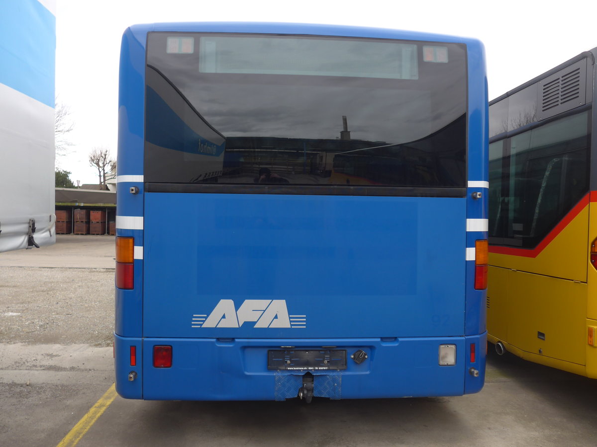 (201'959) - AFA Adelboden - Nr. 92 - Mercedes (ex Nr. 4) am 4. M�rz 2019 in Frauenfeld, Langdorfstrasse