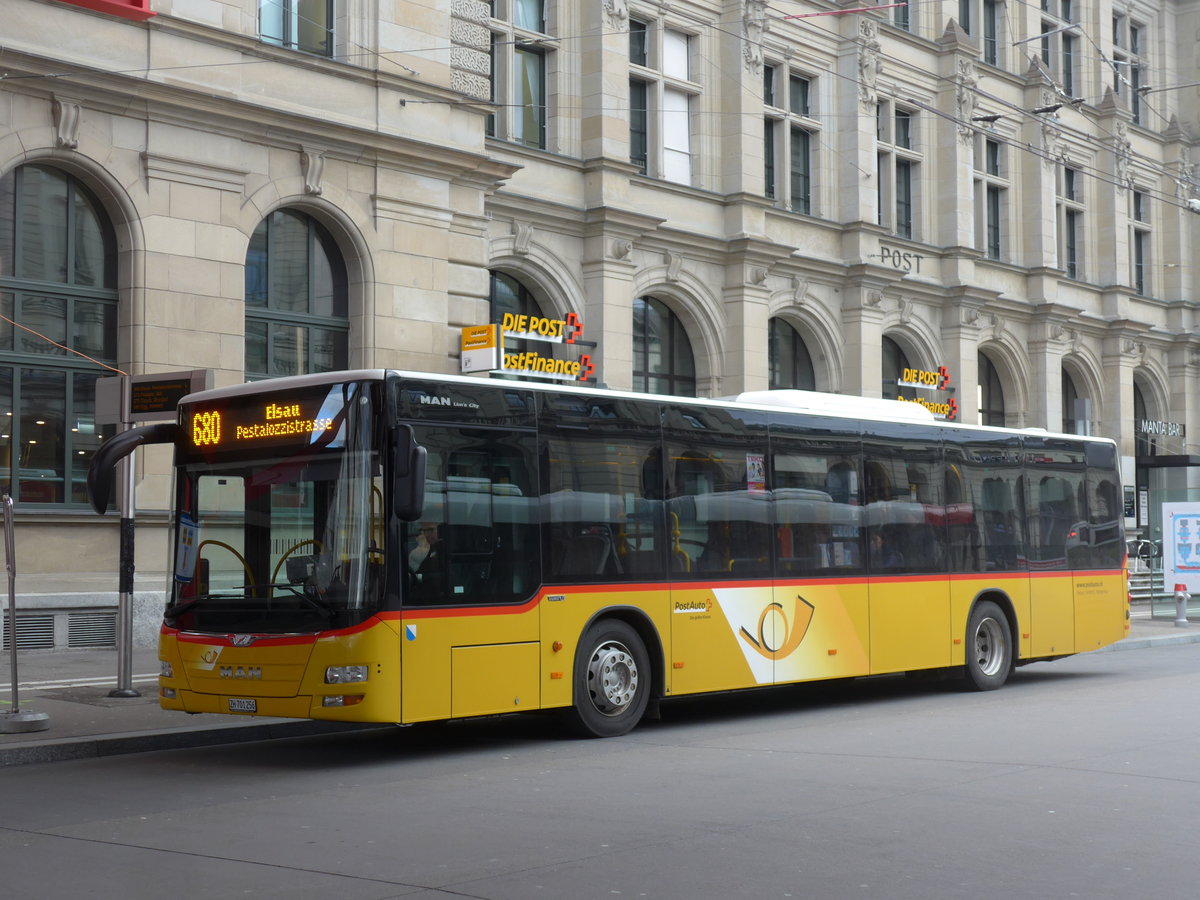 (201'992) - Steiger, Schlatt - Nr. 299/ZH 701'256 - MAN am 4. M�rz 2019 beim Hauptbahnhof Winterthur