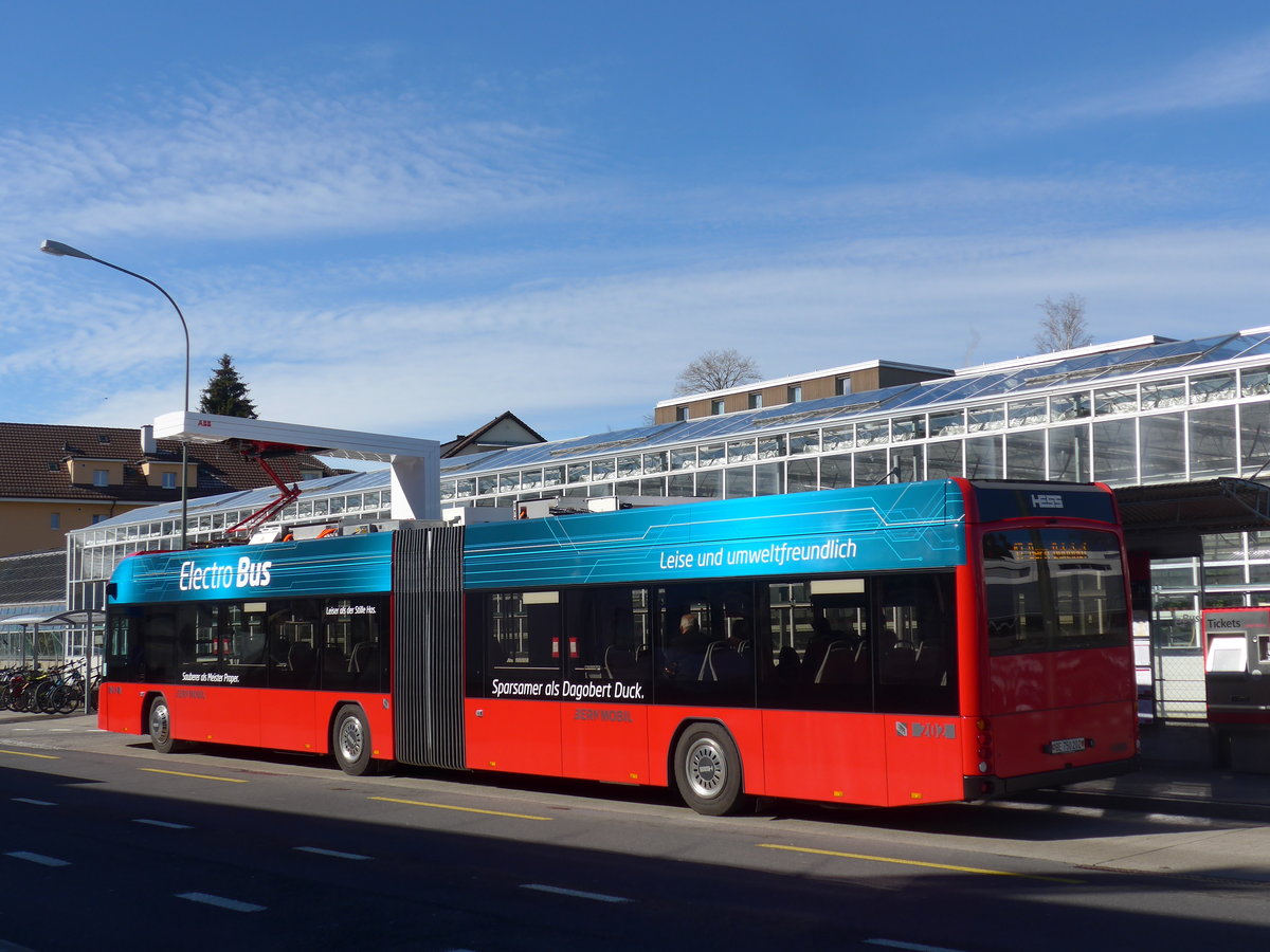 (202'324) - Bernmobil, Bern - Nr. 202/BE 750'202 - Hess/Hess am 12. M�rz 2019 in K�niz, Weiermatt