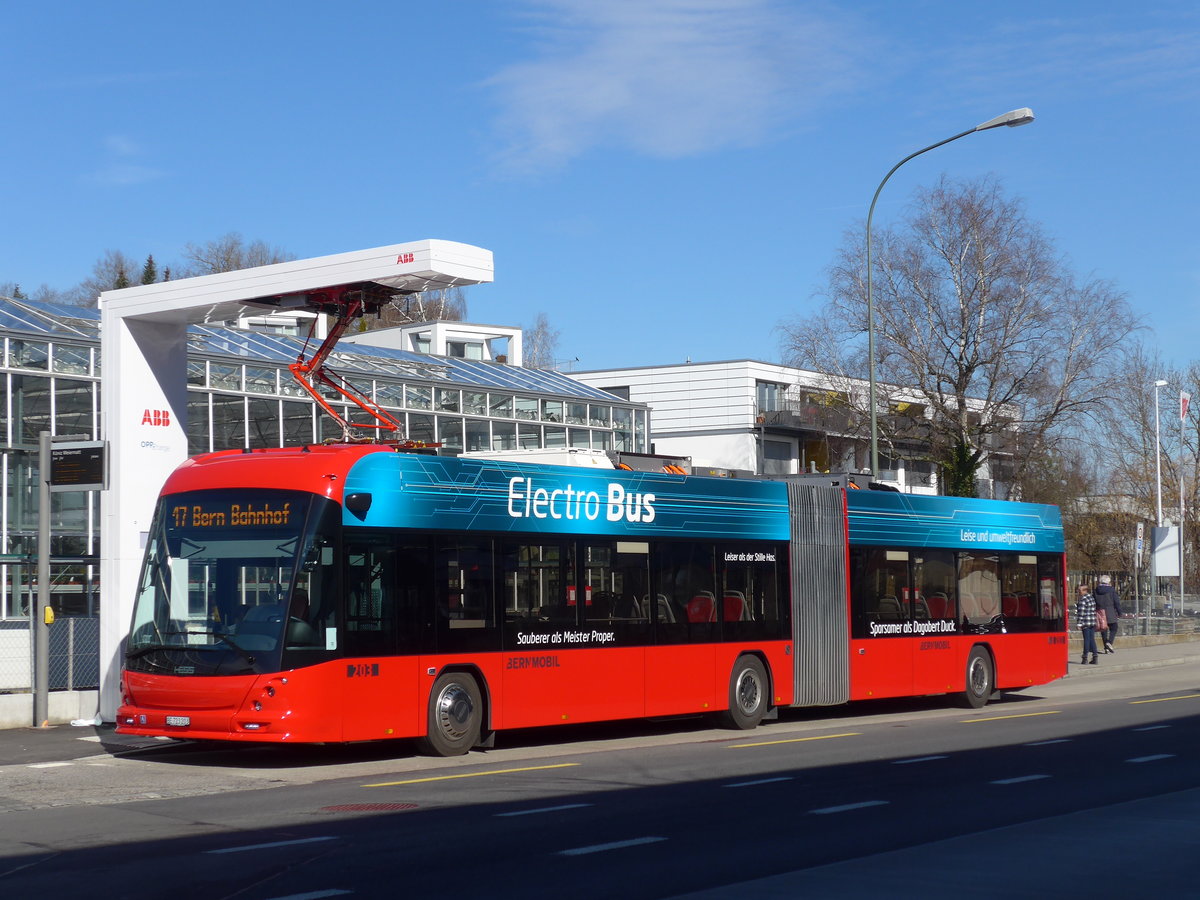 (202'329) - Bernmobil, Bern - Nr. 203/BE 723'203 - Hess/Hess am 12. M�rz 2019 in K�niz, Weiermatt