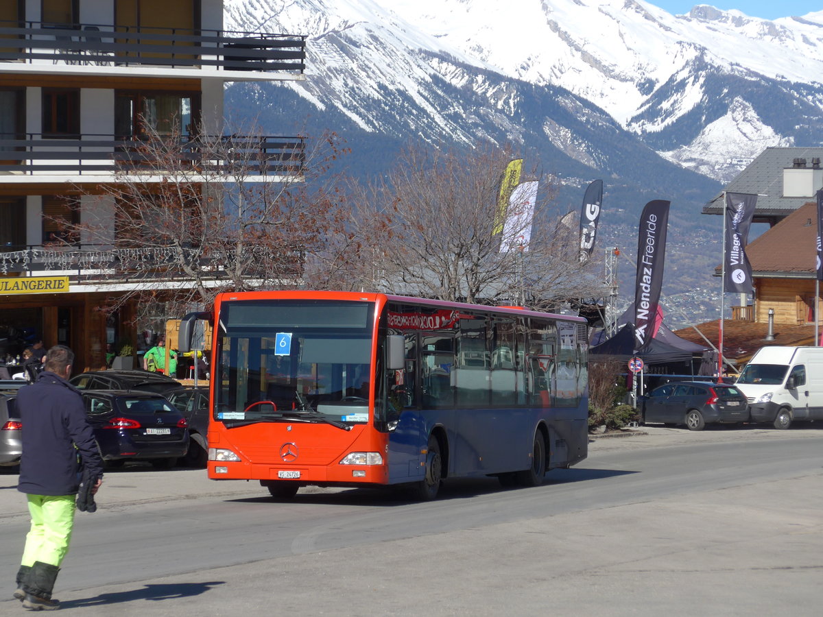 (202'423) - Lathion, Sion - Nr. 5/VS 24'726 - Mercedes (ex Chrisma, St. Moritz Nr. 1) am 16. M�rz 2019 in Haute-Nendaz, T�l�cabine