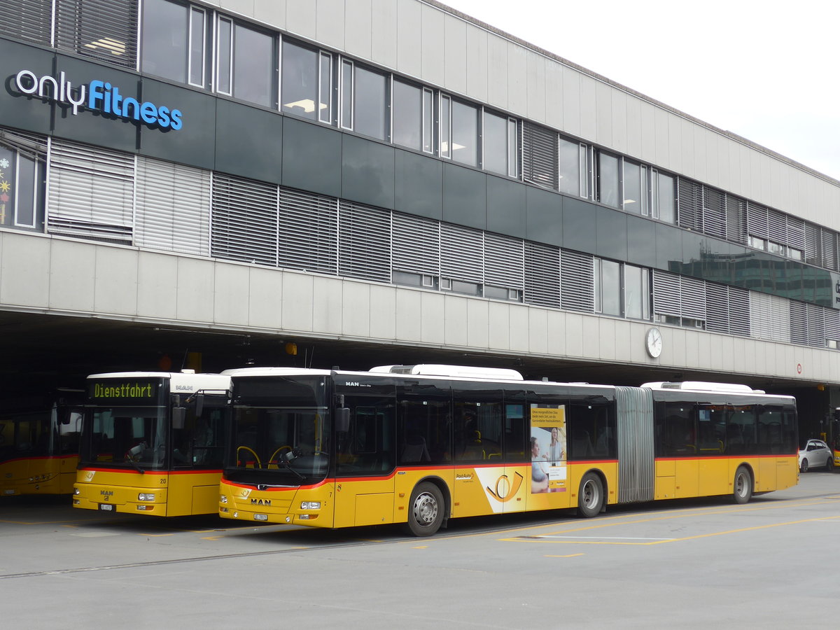 (202'480) - Steiner, Ortschwaben - Nr. 7/BE 78'878 - MAN am 18. M�rz 2019 in Bern, Postautostation