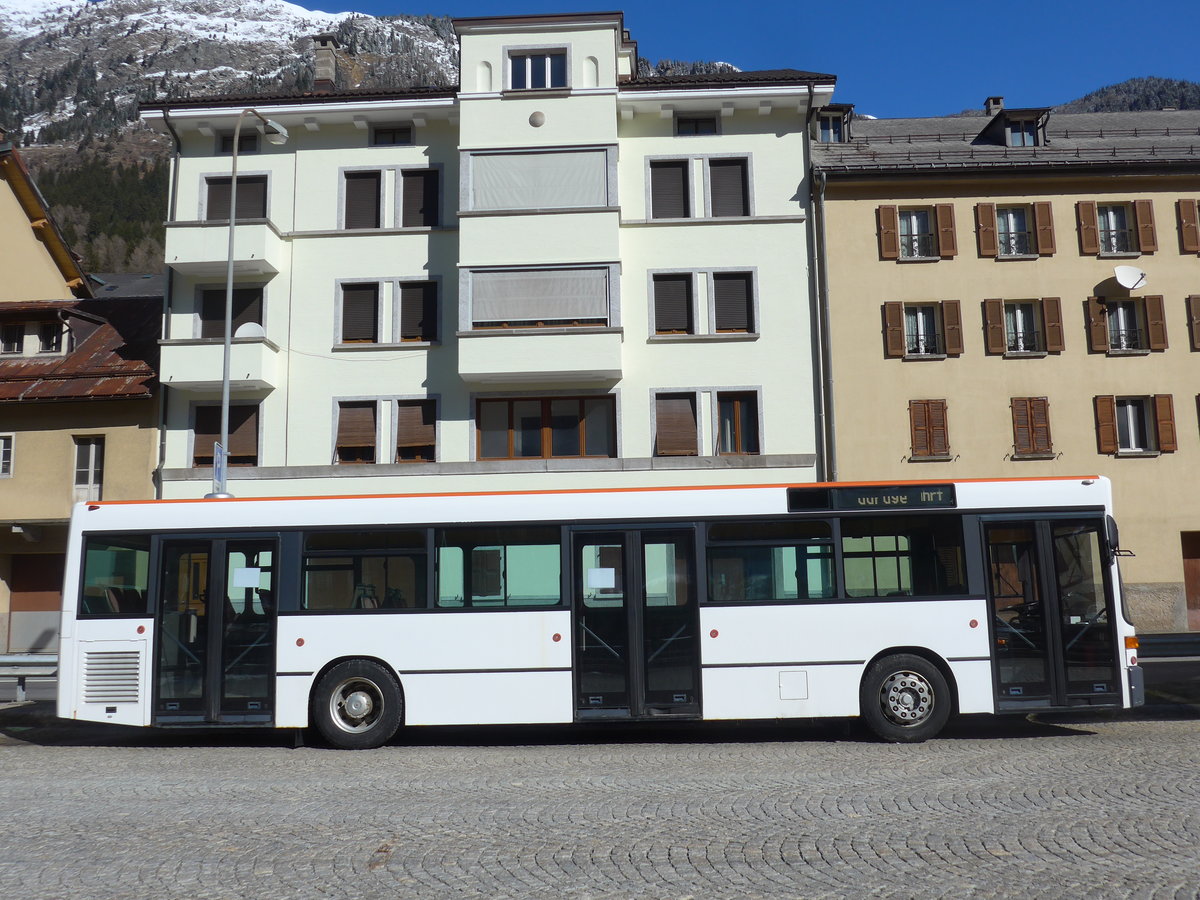 (202'527) - Meyer, G�schenen - UR 9218 - Mercedes (ex BSU Solothurn Nr. 65; ex BSU Solothurn Nr. 59) am 19. M�rz 2019 beim Bahnhof Airolo