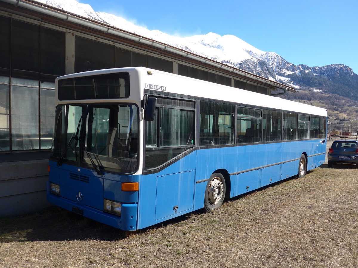 (202'545) - Meyer, G�schenen - Mercedes (ex VBL Luzern Nr. 555; ex Gowa, Luzern Nr. 55) am 19. M�rz 2019 in Ambri, Garage Marchetti