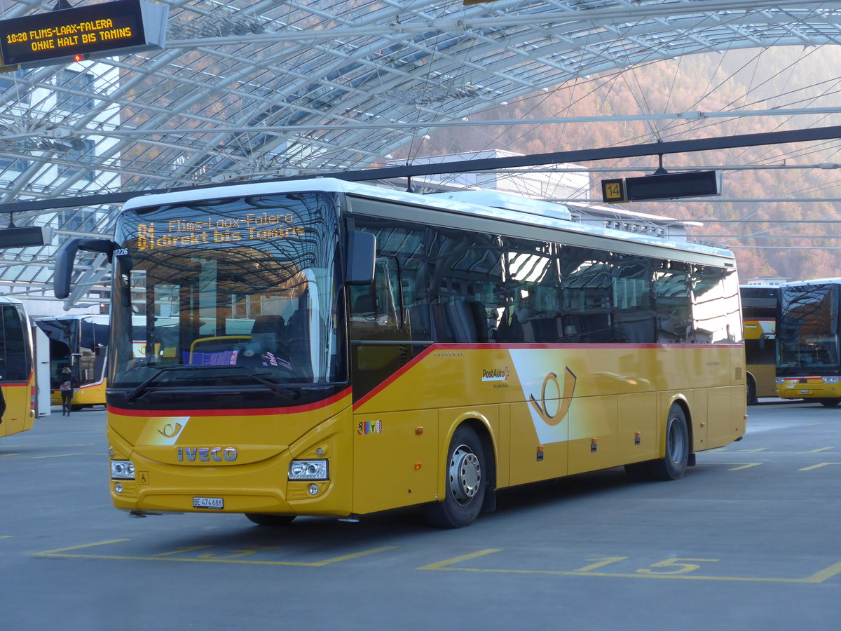 (202'665) - PostAuto Bern - BE 474'688 - Iveco am 20. M�rz 2019 in Chur, Postautostation