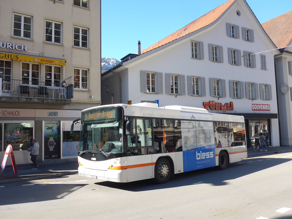 (202'799) - AAGU Altdorf - Nr. 4/UR 9234 - Scania/Hess am 22. M�rz 2019 in Altdorf, Telldenkmal