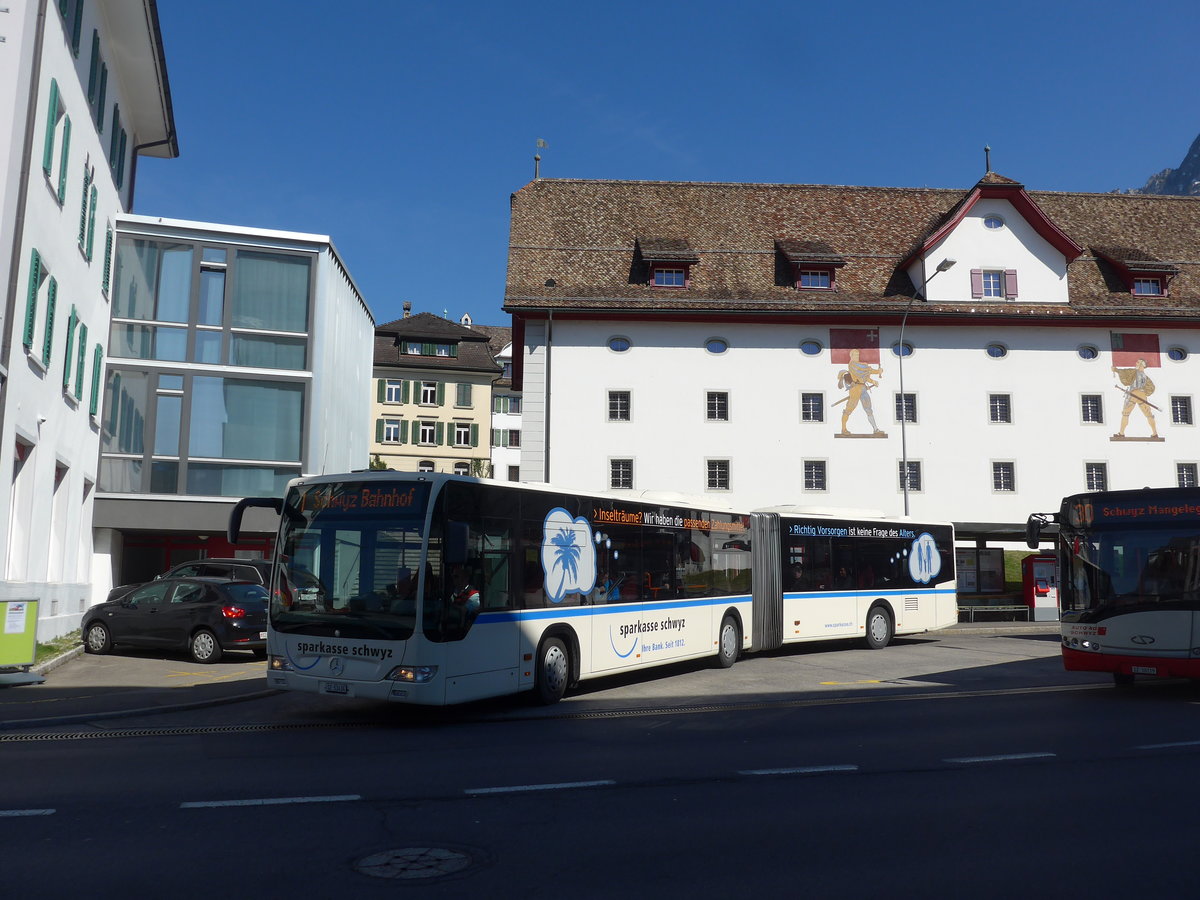 (202'828) - AAGS Schwyz - Nr. 34/SZ 53'434 - Mercedes am 22. M�rz 2019 in Schwyz, Post