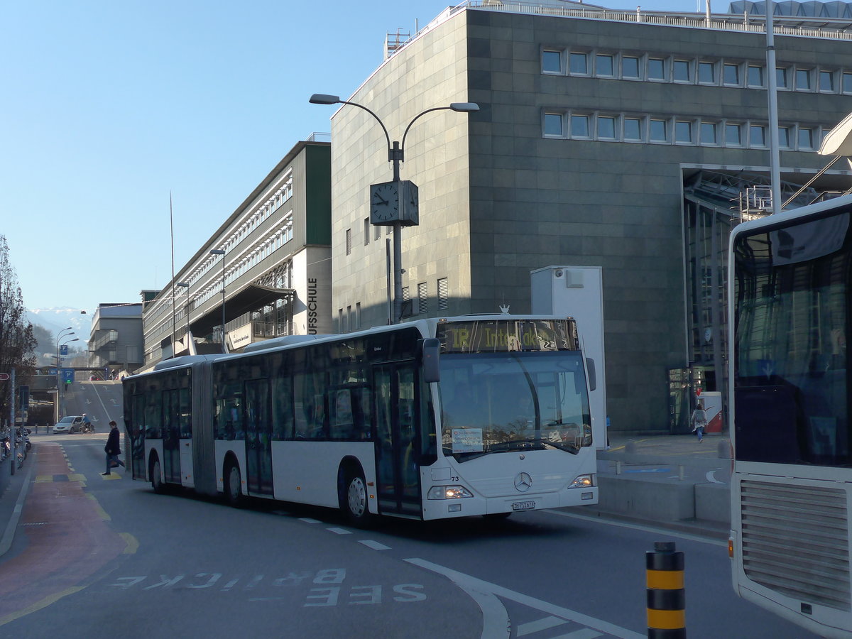 (202'924) - Welti-Furrer, Bassersdorf - Nr. 73/ZH 712'673 - Mercedes (ex Nr. 97) am 23. M�rz 2019 beim Bahnhof Luzern