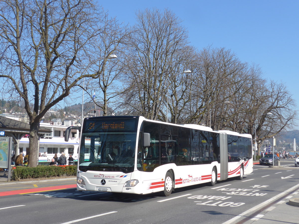 (202'975) - ARAG Ruswil - Nr. 39/LU 15'541 - Mercedes am 23. M�rz 2019 beim Bahnhof Luzern