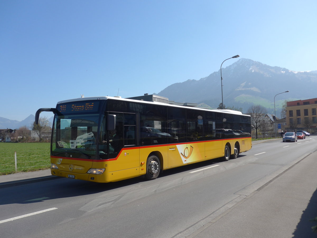 (203'305) - Thepra, Stans - Nr. 22/NW 5160 - Mercedes am 30. M�rz 2019 in Stans, Robert-Durrerstrasse
