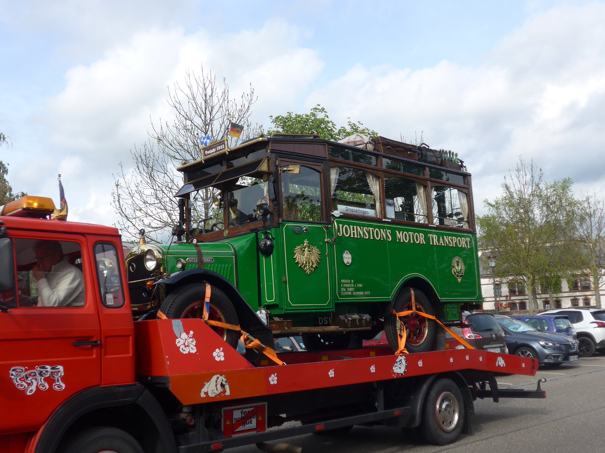 (204'054) - Aus Deutschland: Gross, N�rdlingen - DON 0754 - International (ex Johnston, GB-Richmond) am 26. April 2019 in Haguenau, Parkplatz