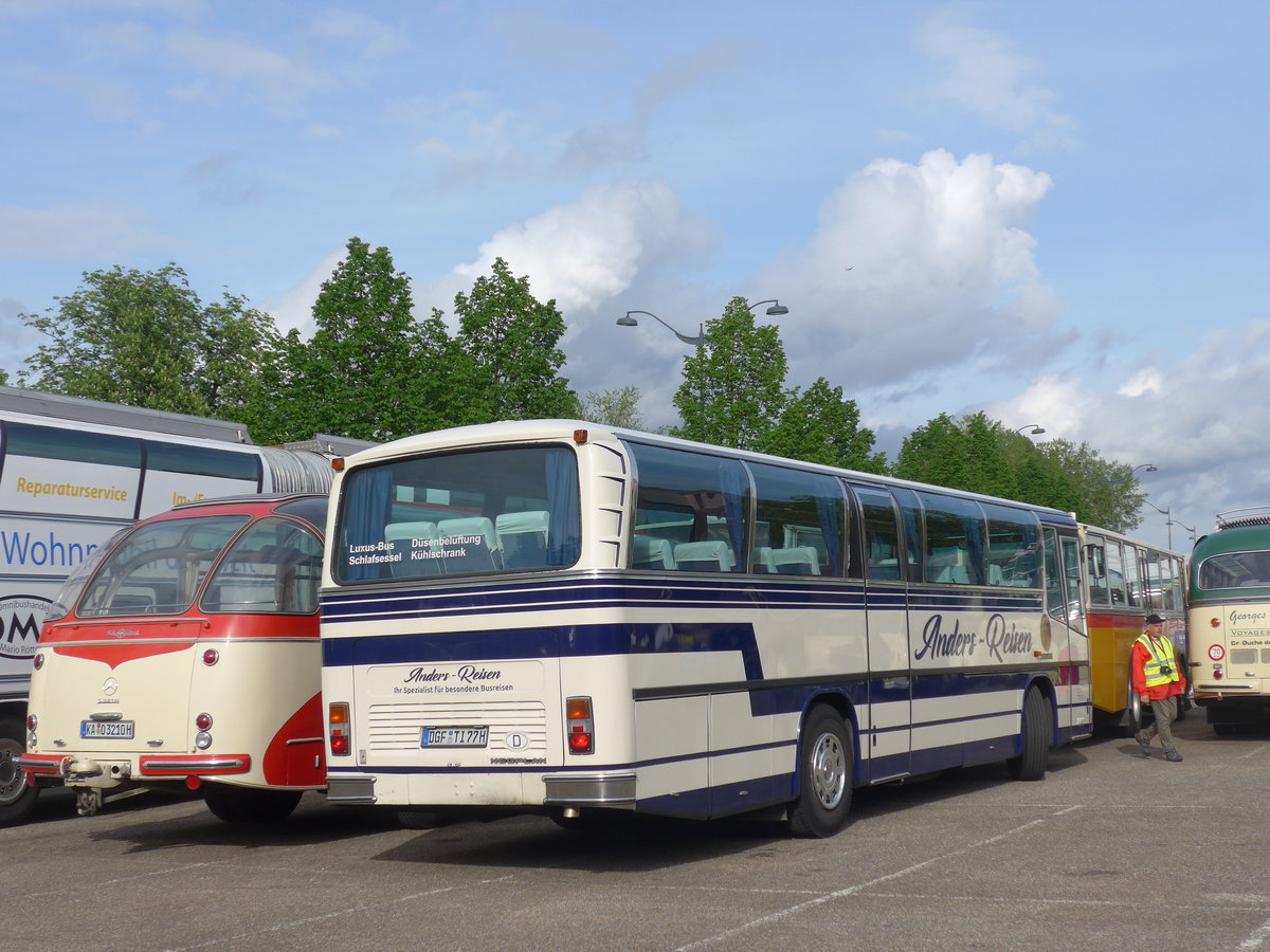 (204'071) - Aus Deutschland: Anders, M�nchen - DGF-TI 77H - Neoplan am 26. April 2019 in Haguenau, Parkplatz