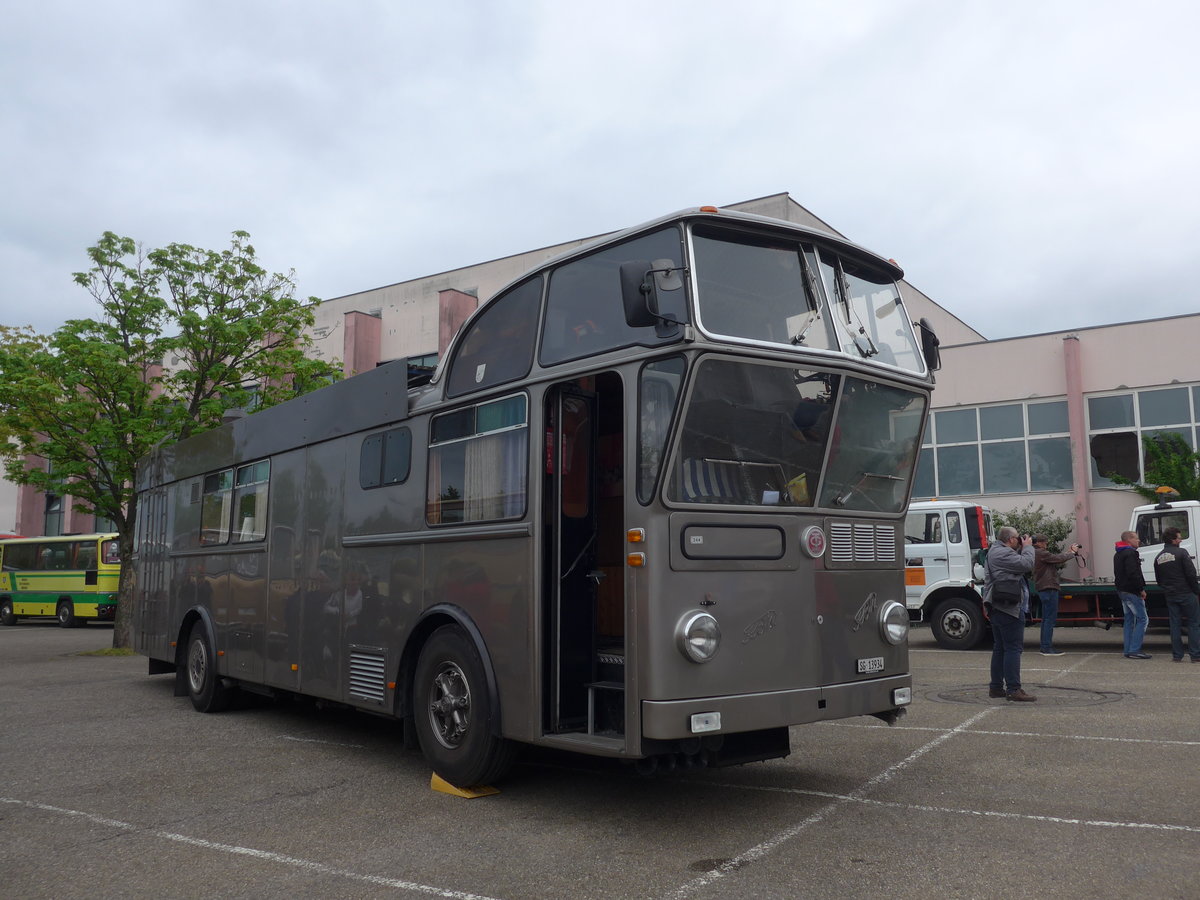 (204'157) - Aus der Schweiz: Schneider, Schmerikon - SG 13'934 - FBW/T�scher Hochlenker (ex Basler, Hofstetten; ex VBZ Z�rich Nr. 244) am 27. April 2019 in Haguenau, Parkplatz