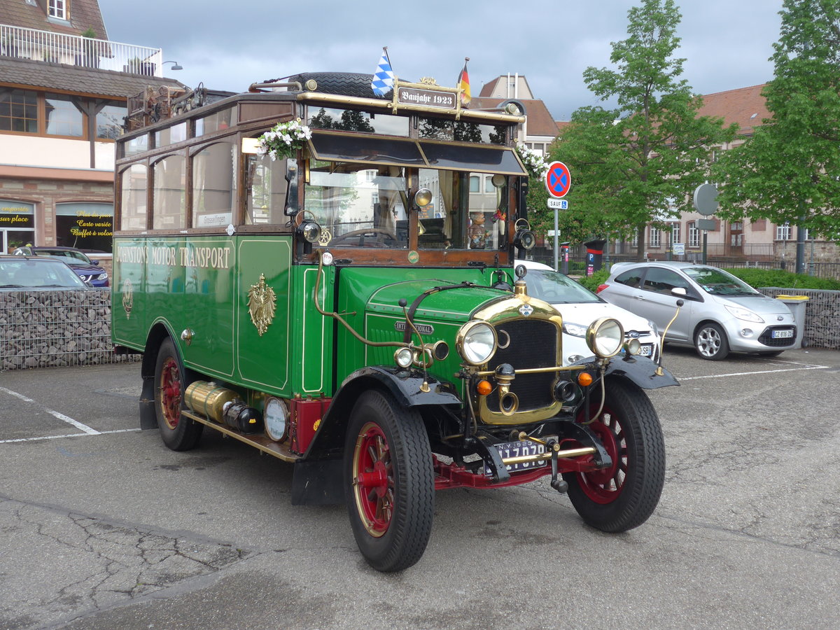 (204'471) - Aus Deutschland: Gross, N�rdlingen - DON 0754 - International (ex Johnston, GB-Richmond) am 28. April 2019 in Haguenau, Parkplatz