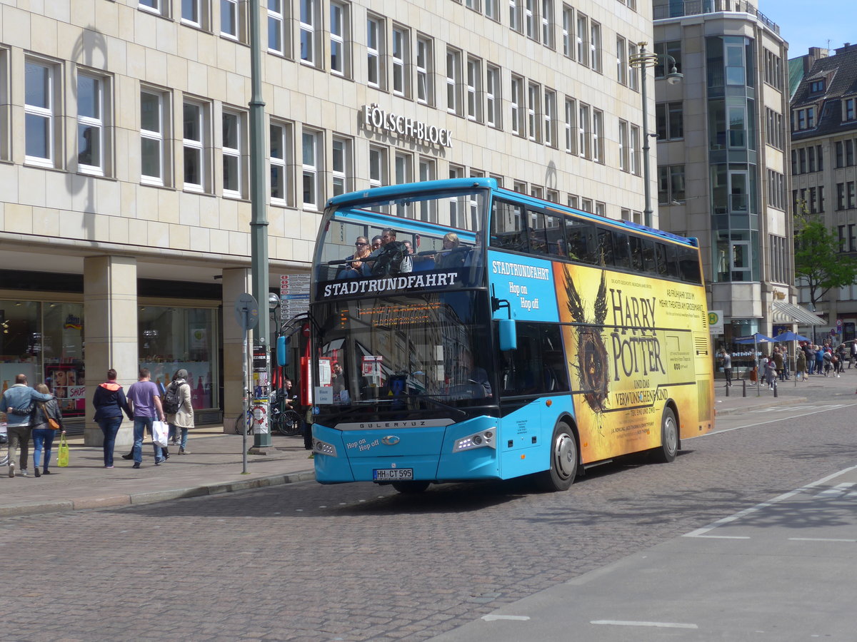 (204'951) - Citytours, Hamburg - HH-CT 595 - G�lery�z am 11. Mai 2019 in Hamburg, Rathausmarkt